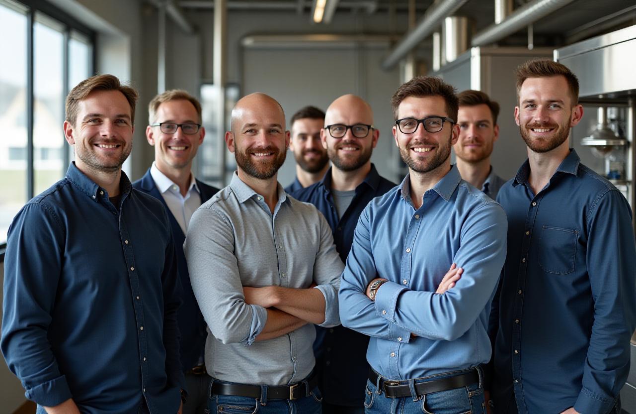 Team di ingegneri Brunelleschi Mills al lavoro